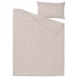 GULLNATTLJUS Duvet cover and pillowcase(s), white/floral pattern, Twin