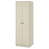 GURSKEN Wardrobe with 2 doors, light beige, 23 3/8x21 5/8x73 1/8 "