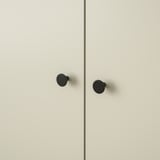 GURSKEN Wardrobe with 2 doors, light beige, 23 3/8x21 5/8x73 1/8 "