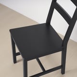 HÄGERNÄS Chair, black stained pine