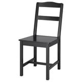 HÄGERNÄS Chair, black stained pine
