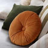 HÄNGFUCHSIA Cushion, golden brown, 16 "
