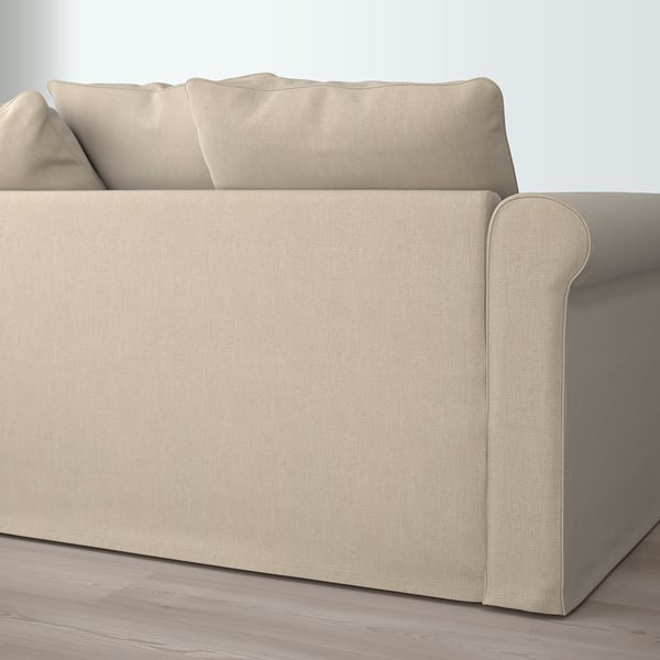 HÄRLANDA Sectional, 4seat corner Sporda natural IKEA