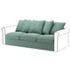 HÄRLANDA Cover for sofa section, Ljungen light green