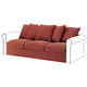 HÄRLANDA Cover for sofa section, Ljungen light red
