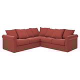 HÄRLANDA Sectional, 4-seat corner, Ljungen light red