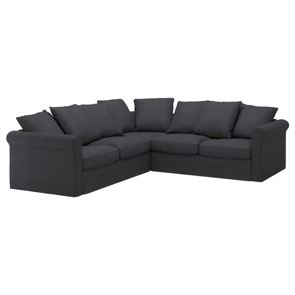 HÄRLANDA Sectional, 4-seat corner, Sporda dark gray