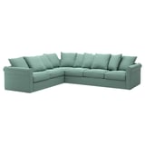 HÄRLANDA Sectional, 5-seat corner, Ljungen light green