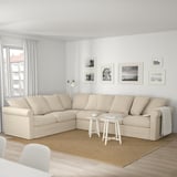 HÄRLANDA Sectional, 5-seat corner, Sporda natural