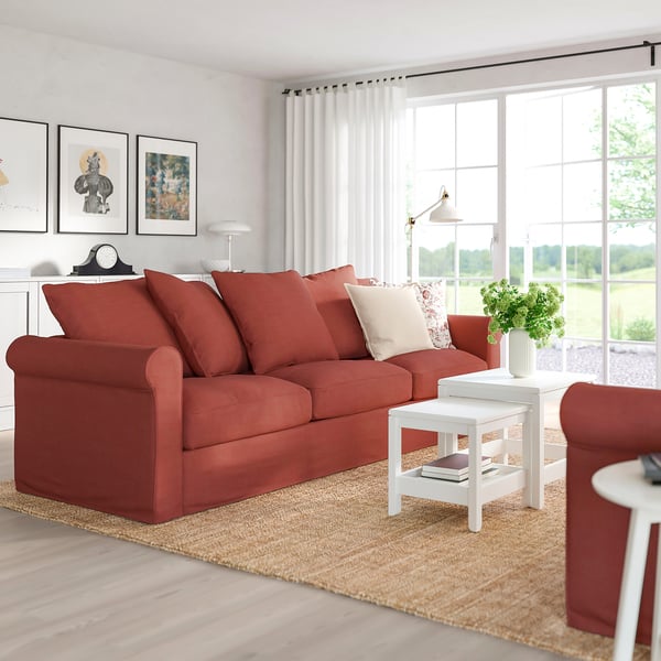 HÄRLANDA Sofa, Ljungen light red