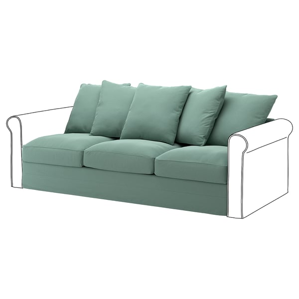HÄRLANDA Sofa section, Ljungen light green