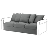 HÄRLANDA Sofa section, Ljungen medium gray