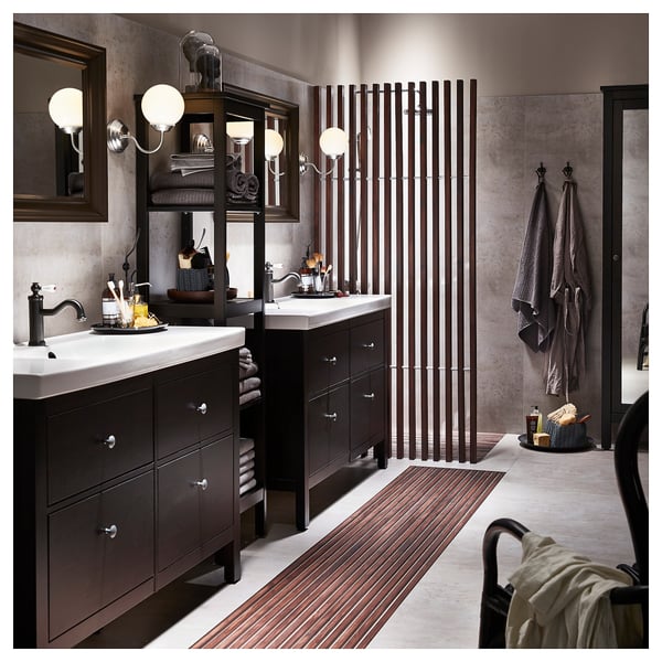 Hamnskar Bathroom Faucet Black Ikea