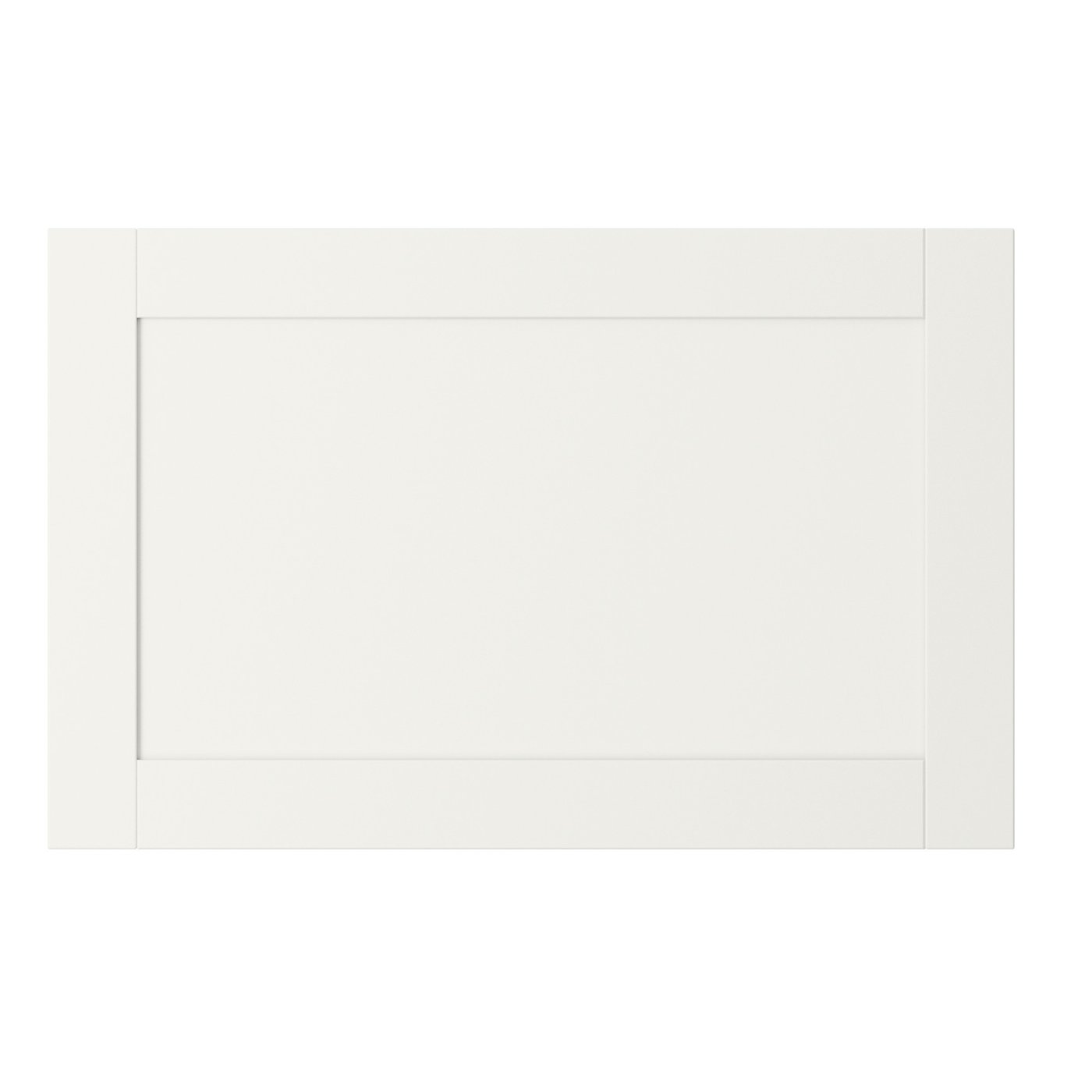 【nalu】IKEA 扉のみ　HEDEVIKEN 60x64 2枚 HANVIKEN door/drawer front, white, 60x38 cm (231/2x15