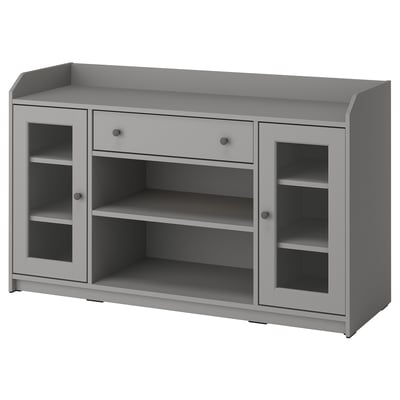 HAUGA Sideboard, gray, 55 1/8x17 7/8x33 "