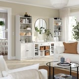 HAUGA Storage combination, white, 109 7/8x18 1/8x78 3/8 "