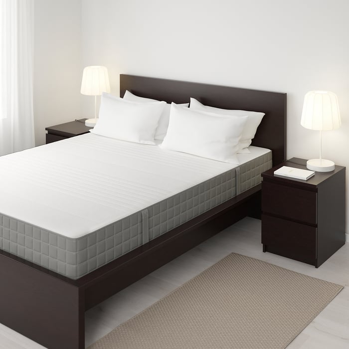 MALM Pull up storage bed , blackbrown, Queen IKEA CA