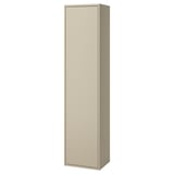 HAVBÄCK High cabinet with doors, beige, 18x15x77 "