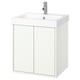 HAVBÄCK / ORRSJÖN Sink cab w drs/deep sink/tap, white, 25x21 3/4x28 3/4 "