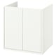 HAVBÄCK Sink cabinet with doors, white, 24x21x25 1/8 "