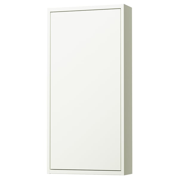 HAVBÄCK Wall cabinet with door, white, 18x6x37 "