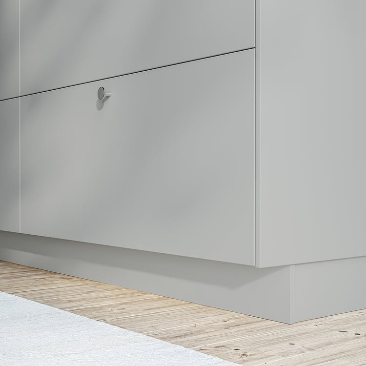 Scroll Toe Kick HAVSTORP Toe kick, light gray, 213x11 cm (84x41/2