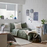 HEDFRYLE Comforter set, green, Twin/Twin X-long