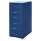 HELMER Drawer unit on casters, blue, 11x27 1/8 "