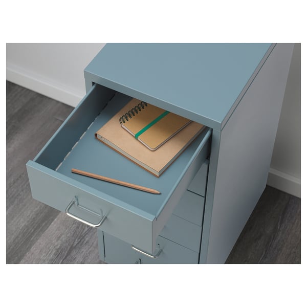 Helmer Drawer Unit On Casters Blue Ikea