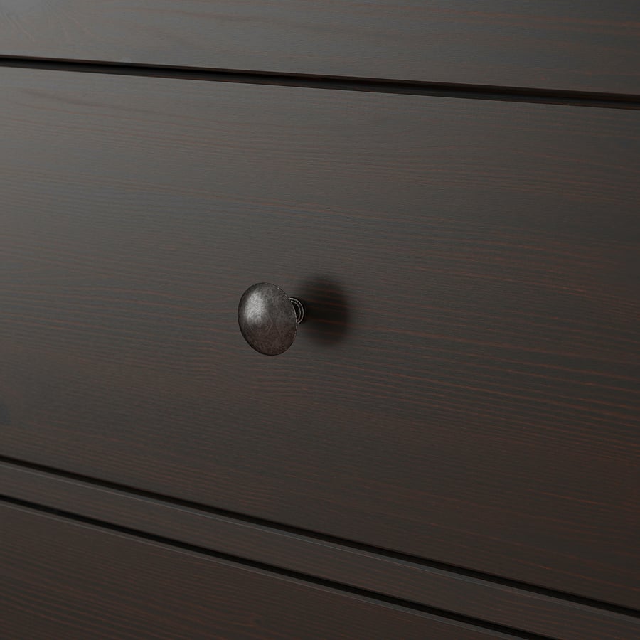 HEMNES 2drawer chest, blackbrown, 54x66 cm (211/4x26") IKEA CA