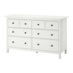 HEMNES eight-drawer dresser — retailer product photograph
