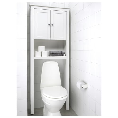 HEMNES bathroom shelf unit, white, 74x25x198 cm (291/8x97/8x78") - IKEA CA