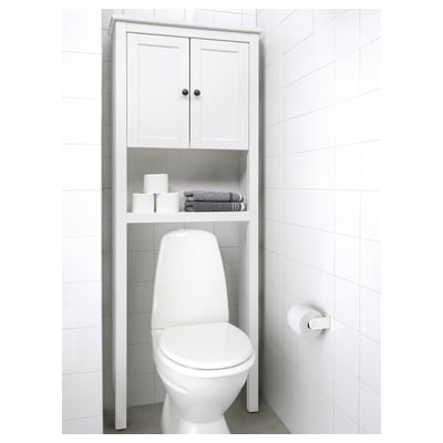 HEMNES Bathroom shelf unit, white, 29 1/8x9 7/8x78 "