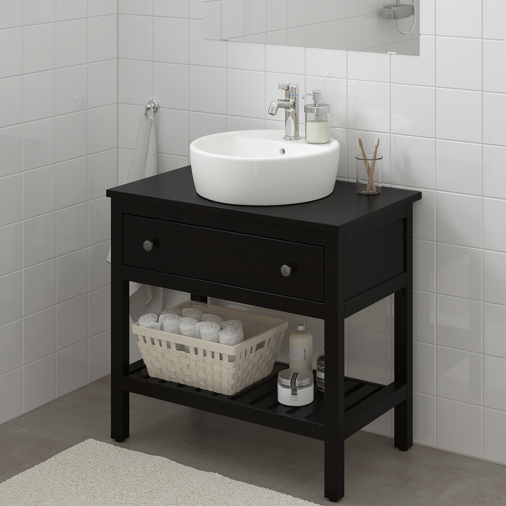 Hemnes Bathroom Vanity 1 Drawer Hemnes Bathroom Vanity 1 Drawer