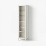 HEMNES Bookcase, white stain, 19 1/4x77 1/2 "