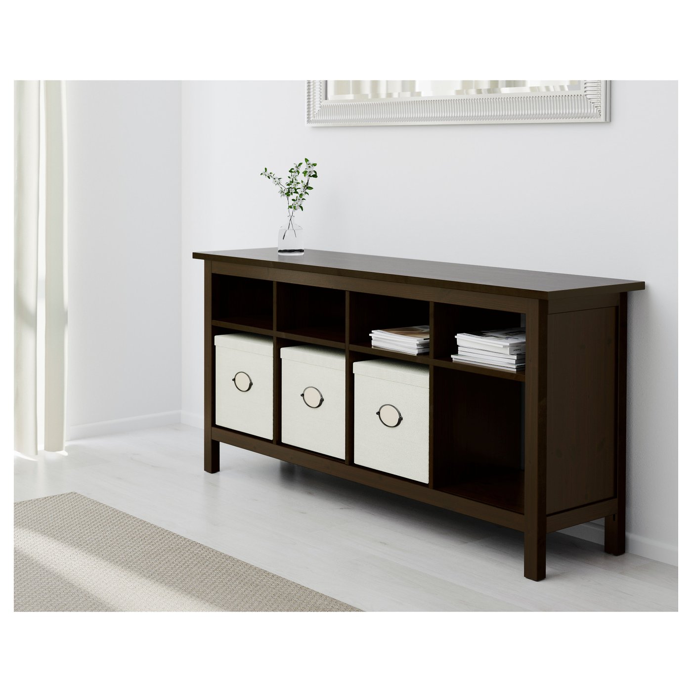 HEMNES Console table blackbrown IKEA