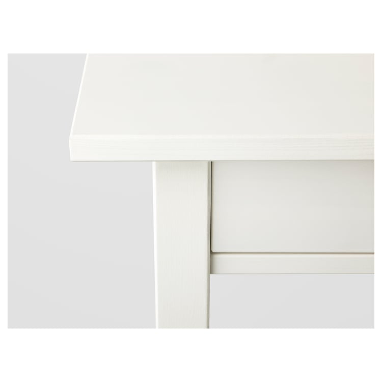 HEMNES nightstand, white stain, 46x35 cm (181/8x133/4") IKEA CA