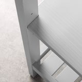 HEMNES Shelf unit, gray, 16 1/2x67 3/4 "