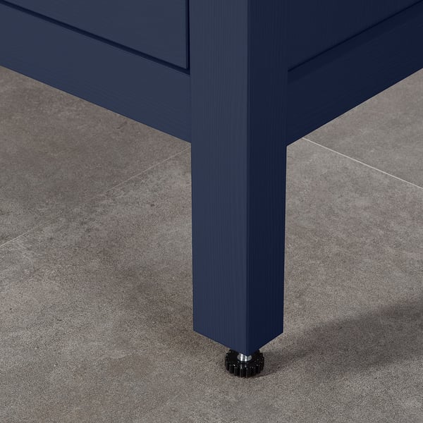 HEMNES Sink cabinet with drawers, blue, 30x32 3/8 "