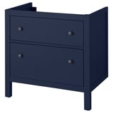 HEMNES Sink cabinet with drawers, blue, 30x32 3/8 "