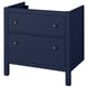 HEMNES Sink cabinet with drawers, blue, 30x32 3/8 "