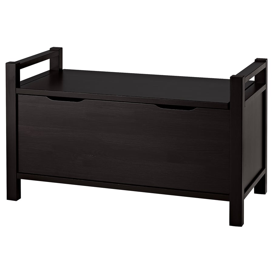 HEMNES Storage bench, white stain IKEA