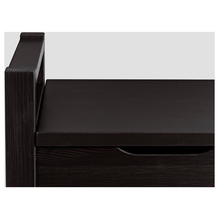 HEMNES Storage bench, blackbrown IKEA