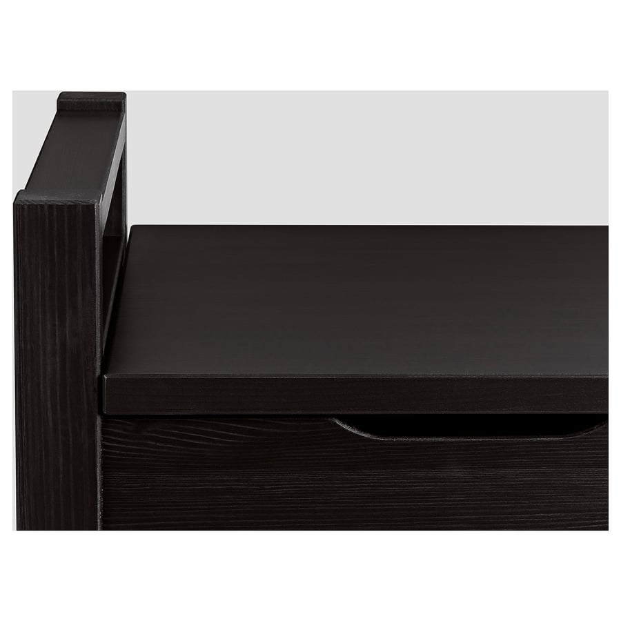 HEMNES Storage bench, blackbrown IKEA