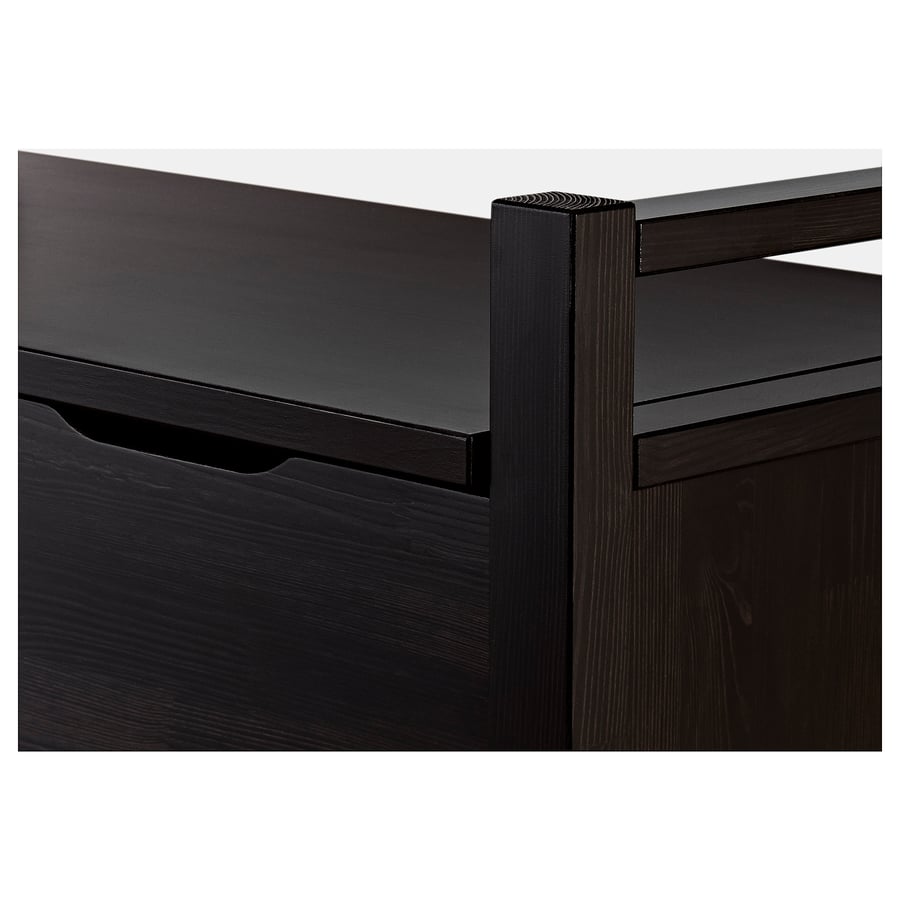 HEMNES Storage bench, blackbrown IKEA