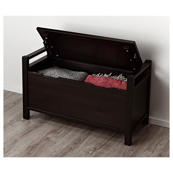 HEMNES Storage bench, blackbrown IKEA
