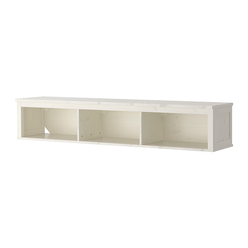 HEMNES Wall/bridging shelf white stain IKEA