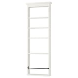 HEMNES Wall shelf, white, 16 1/2x46 1/2 "