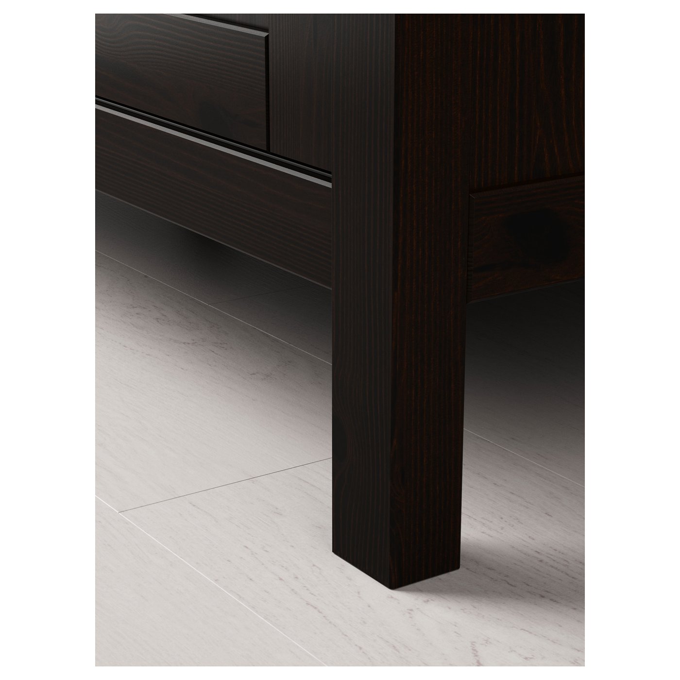 Hemnes Wardrobe With 2 Sliding Doors Black Brown Ikea