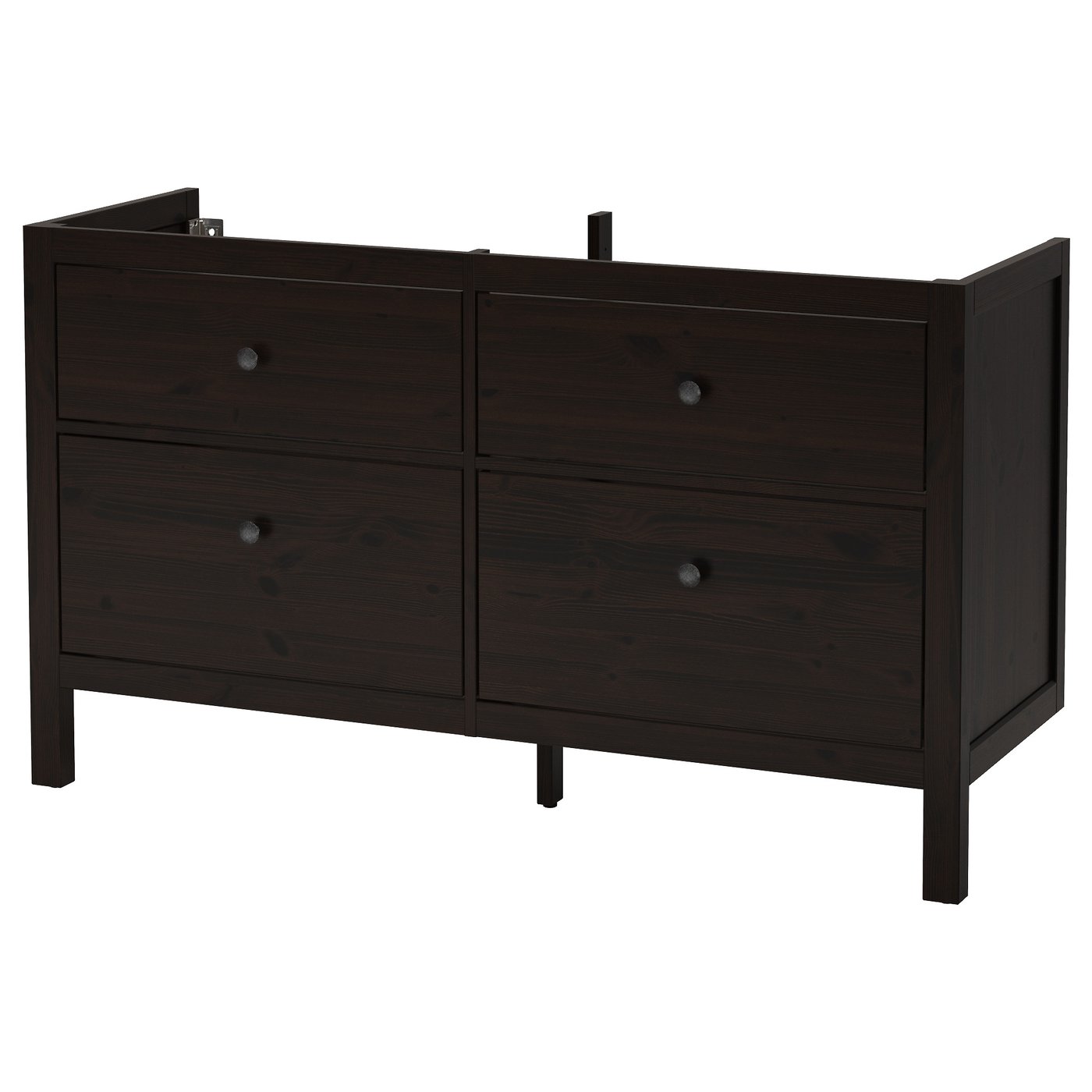 Hemnes Bathroom Vanity Black Brown Stain Ikea